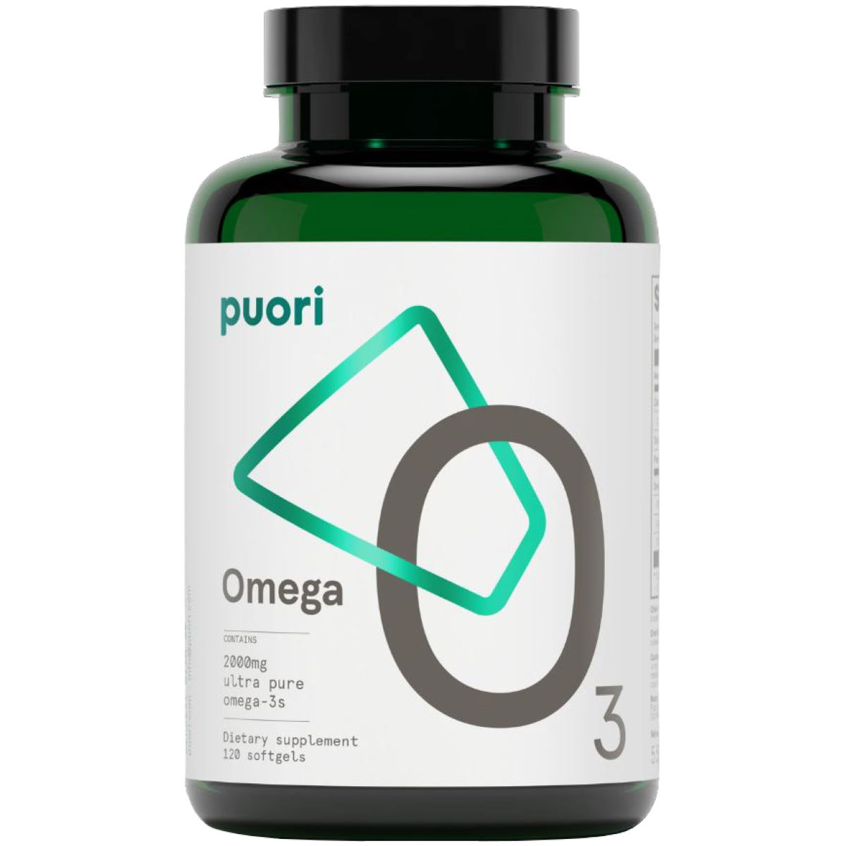 Puori O3 - Omega-3 2000mg (180 capsules) - Ácidos grasos omega