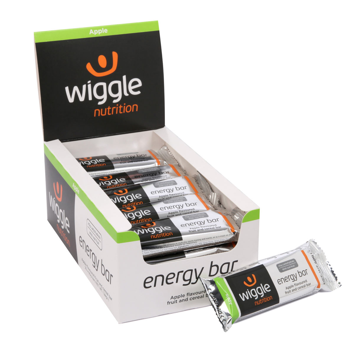 Barritas energéticas Wiggle Nutrition (20 x 60 g) - Barritas