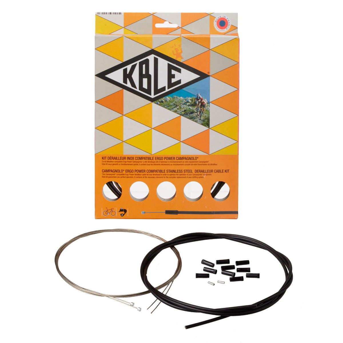 Juego de cables de marchas compatible con Campagnolo Transfil - K.ble - Cables de cambio
