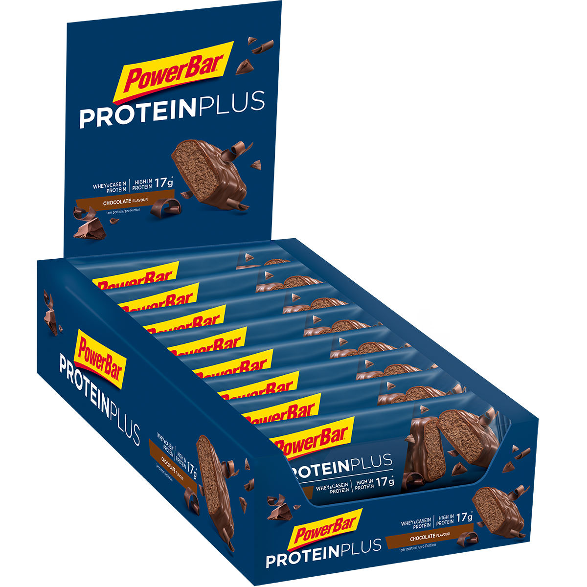 Barritas PowerBar ProteinPlus 30% (15 x 55 g, altas en proteínas) - Barritas