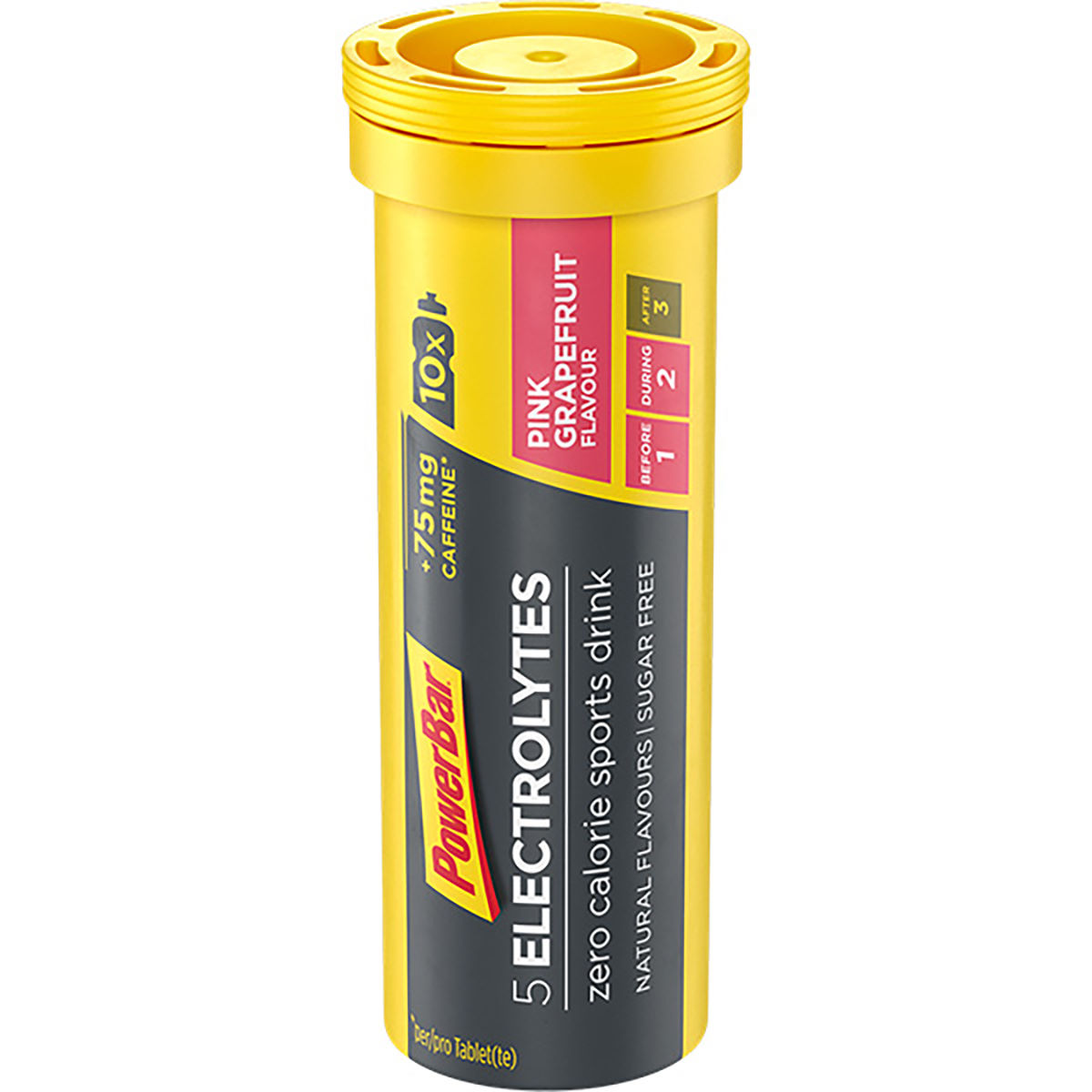 Comprimidos PowerBar 5 electrolitos con cafeína (10 unds.) - Comprimidos